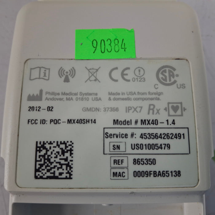 Philips MX40 1.4 ECG 865350 Telemetry Transmitter