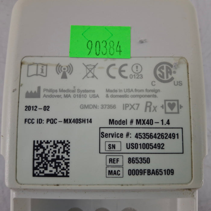 Philips MX40 1.4 ECG 865350 Telemetry Transmitter