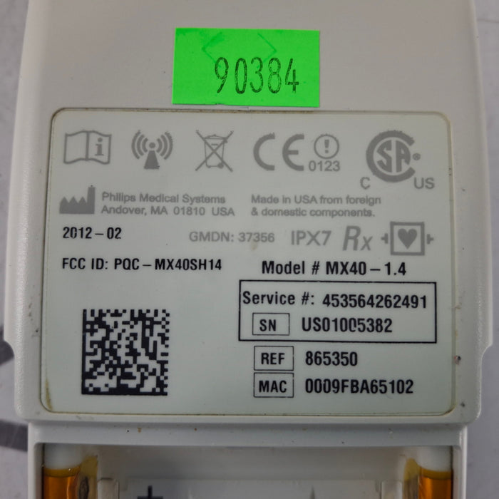 Philips MX40 1.4 ECG 865350 Telemetry Transmitter