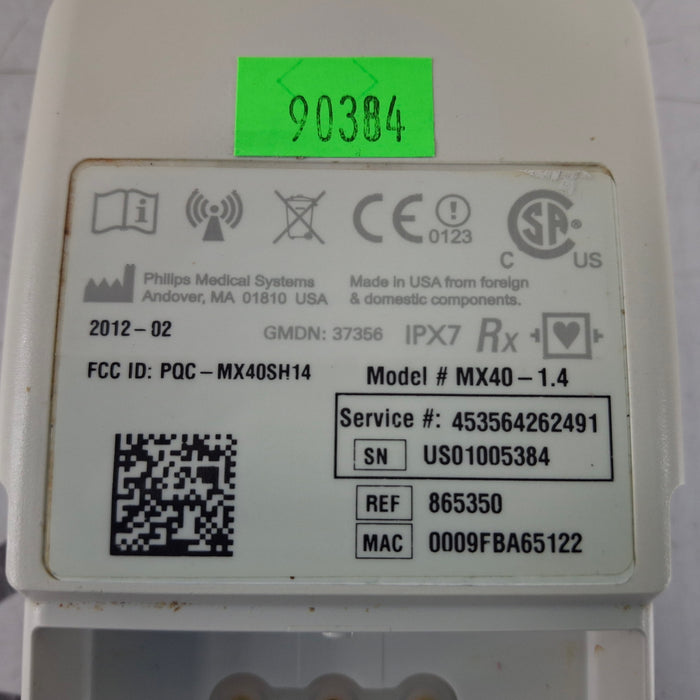 Philips MX40 1.4 ECG 865350 Telemetry Transmitter