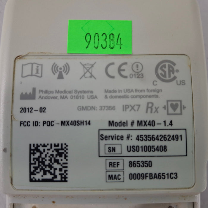 Philips MX40 1.4 ECG 865350 Telemetry Transmitter