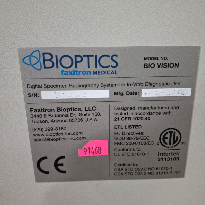 Faxitron Bioptics, LLC BioVision Digital Biopsy System