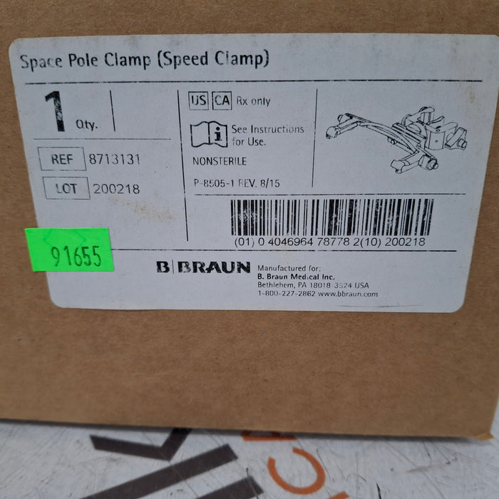 B. Braun Space Pole Clamp 8713131 Speed Clamp