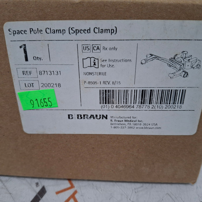 B. Braun Space Pole Clamp 8713131 Speed Clamp