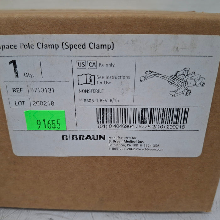 B. Braun Space Pole Clamp 8713131 Speed Clamp