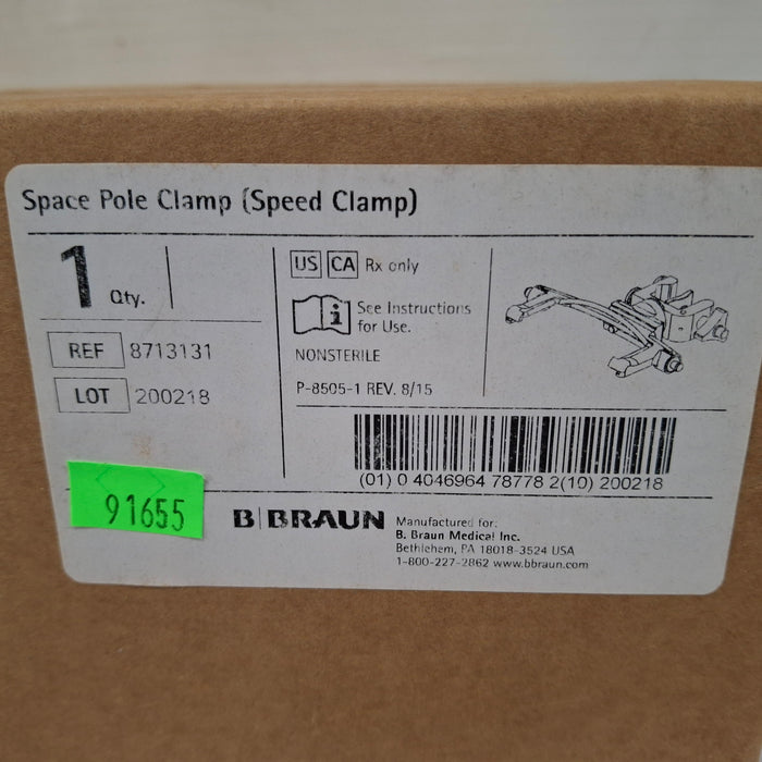 B. Braun Space Pole Clamp 8713131 Speed Clamp