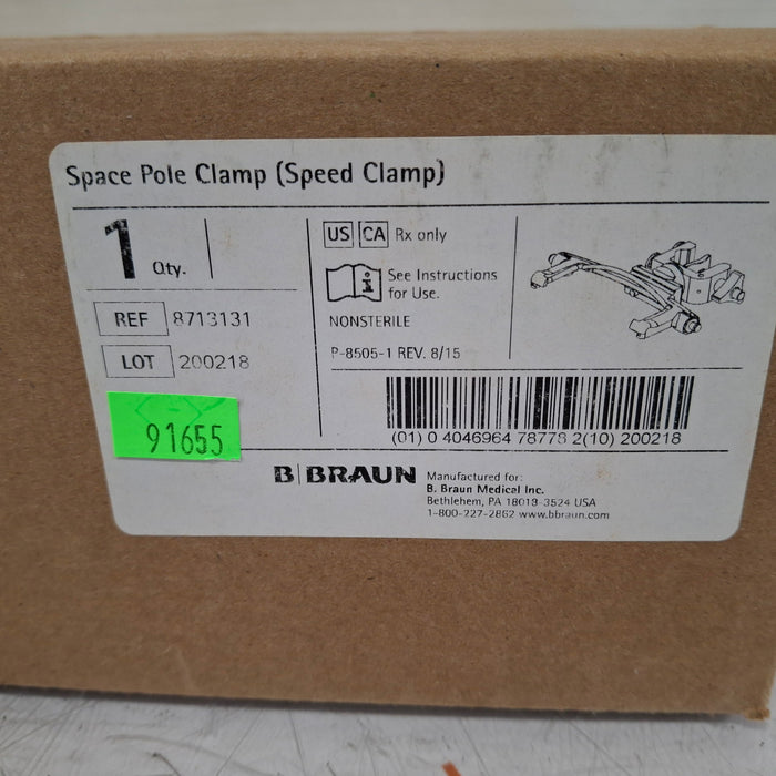 B. Braun Space Pole Clamp 8713131 Speed Clamp