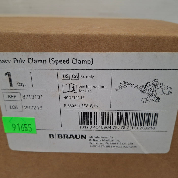 B. Braun Space Pole Clamp 8713131 Speed Clamp