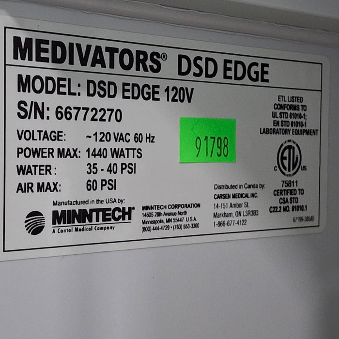 Medivators DSD Edge Endoscope Reprocessor