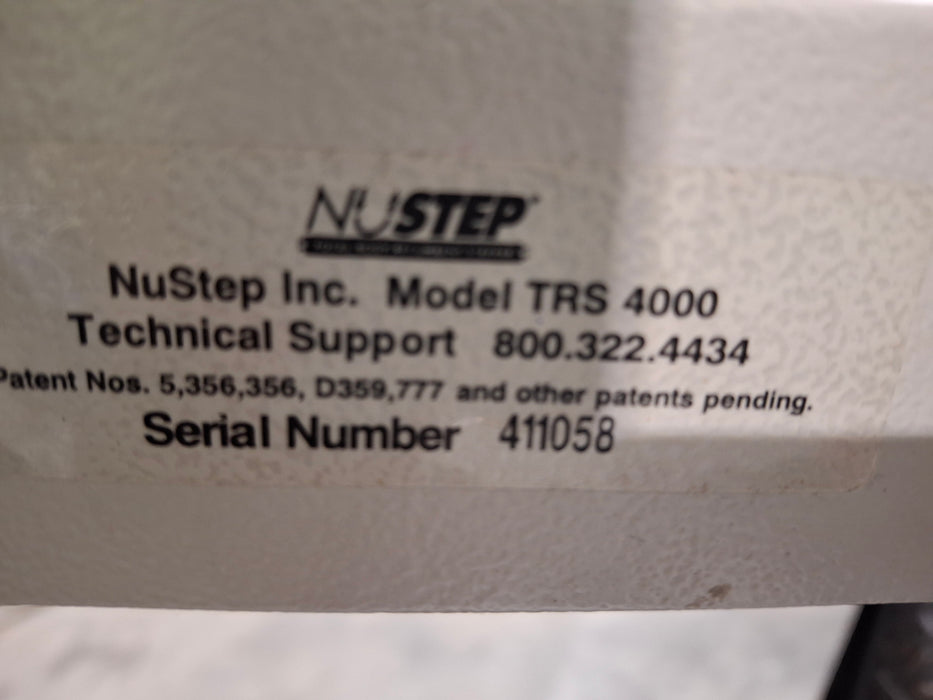 NuStep, Inc. TRS 4000 Recumbent Cross Trainer