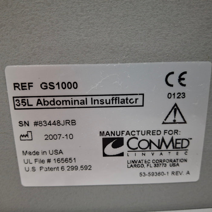 ConMed GS1000 35L Insufflator