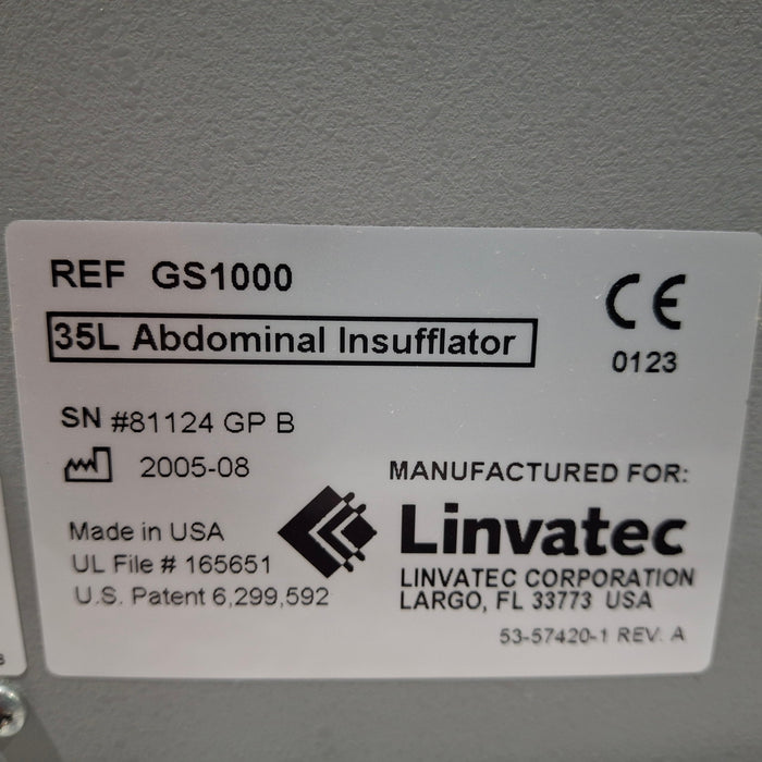 ConMed GS1000 35L Insufflator