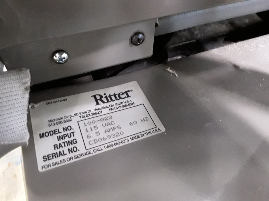 Ritter 104 Exam Table