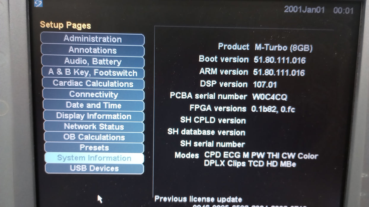 Sonosite M-Turbo Ultrasound