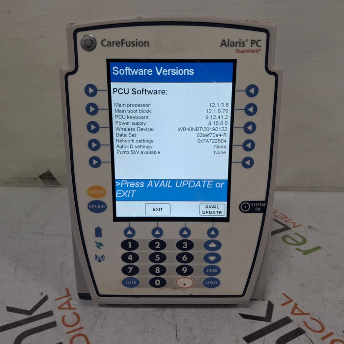 CareFusion Alaris 8015 Large Screen POC Infusion Pump