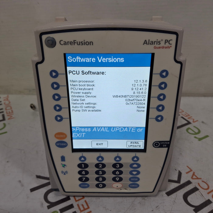 CareFusion Alaris 8015 Large Screen POC Infusion Pump