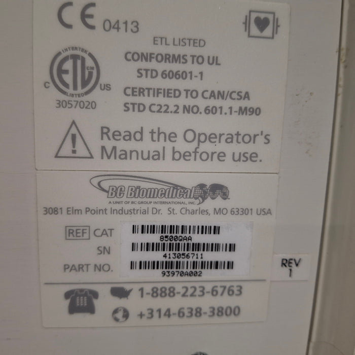 BC Biomedical AA-2005 Anesthetic Gas Analyzer