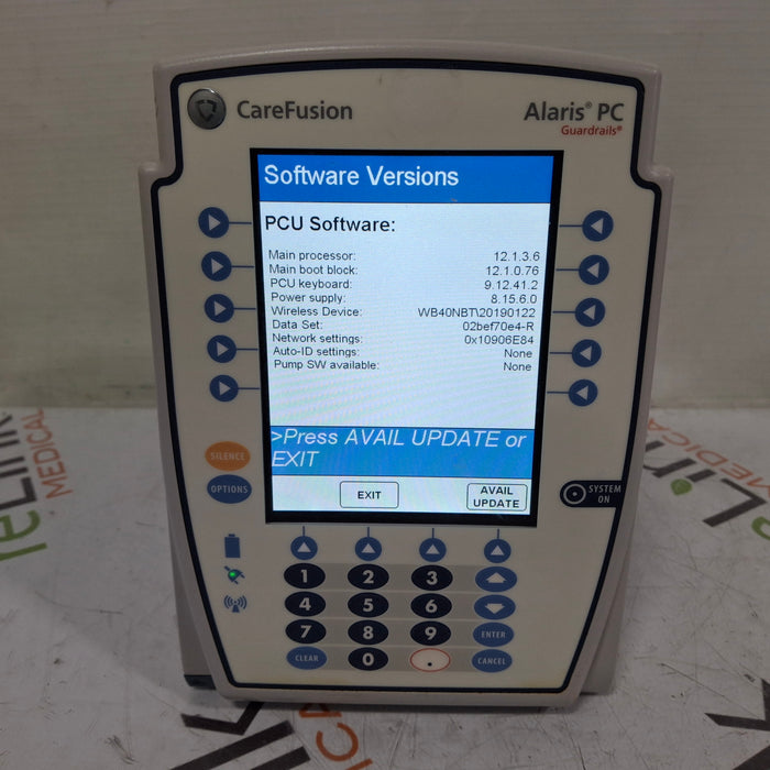 CareFusion Alaris 8015 Large Screen POC Infusion Pump