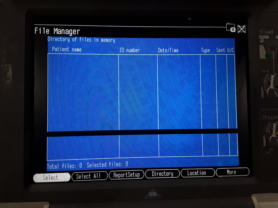 GE Healthcare MAC 5500 without CAM Module ECG System