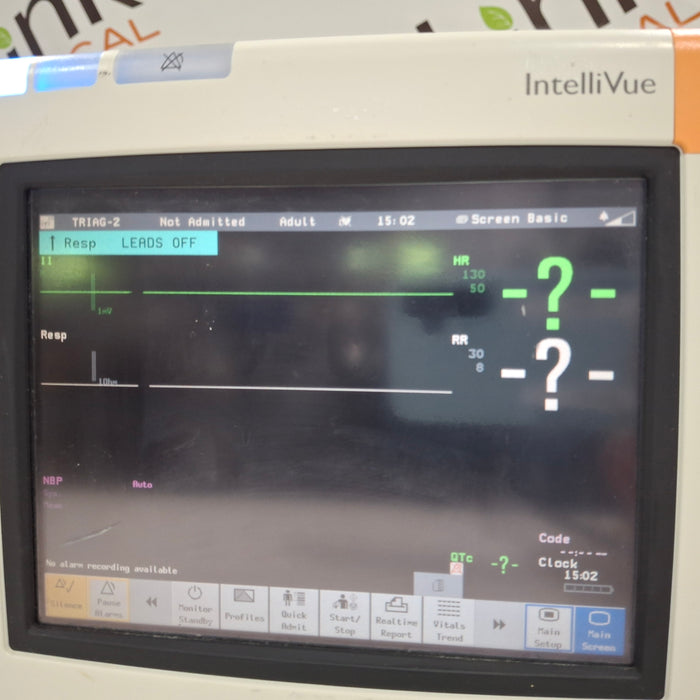 Philips Intellivue MP5 - ECG, Fast SpO2, NIBP, Press, Temp Patient Monitor