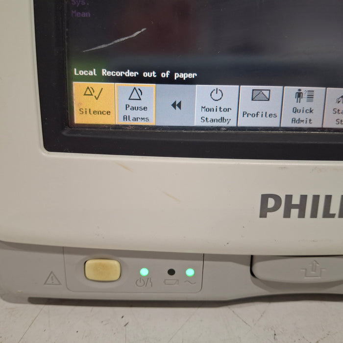 Philips Intellivue MP5 - ECG, Fast SpO2, NIBP, Press, Temp Patient Monitor