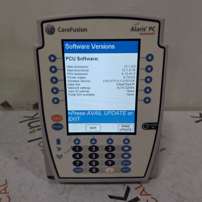 CareFusion Alaris 8015 Large Screen POC Infusion Pump