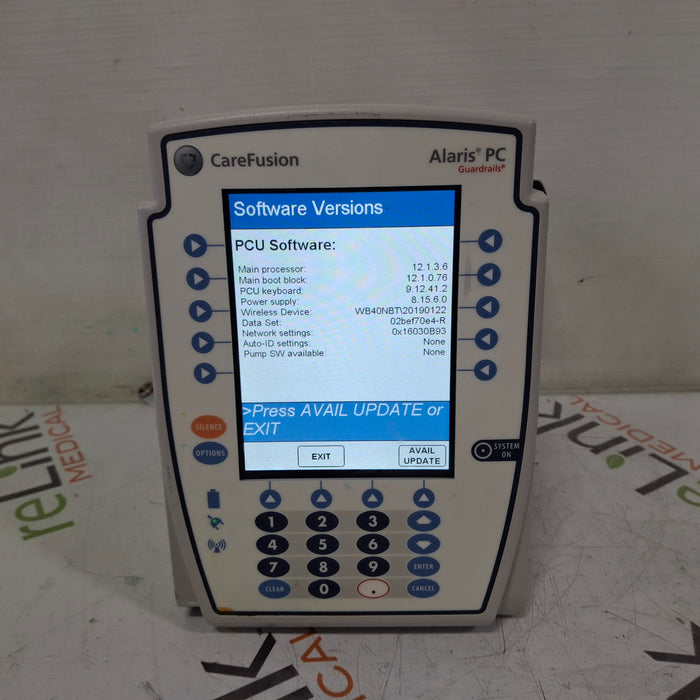 CareFusion Alaris 8015 Large Screen POC Infusion Pump