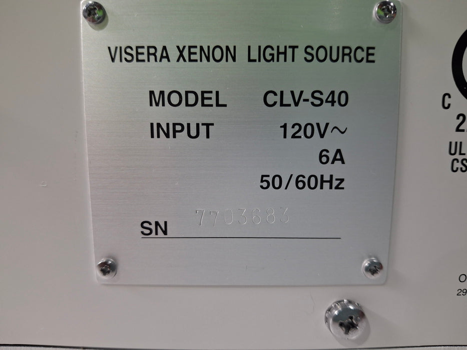 Olympus Visera CLV-S40 Light Source