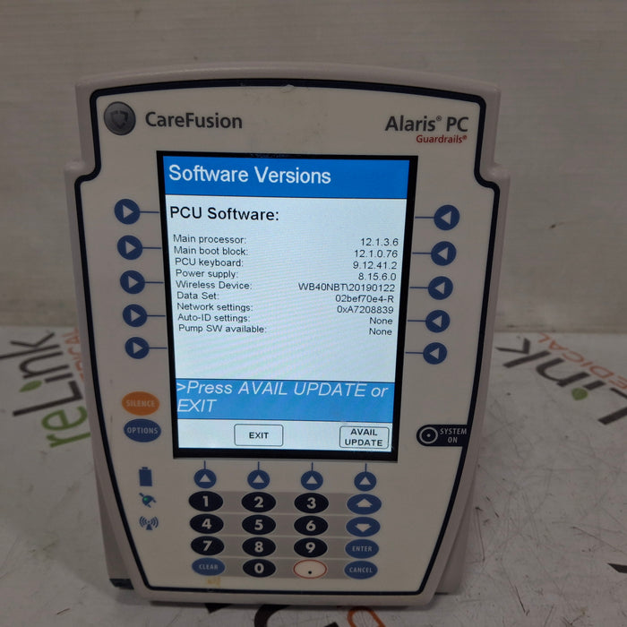 CareFusion Alaris 8015 Large Screen POC Infusion Pump