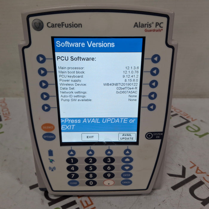 CareFusion Alaris 8015 Large Screen POC Infusion Pump