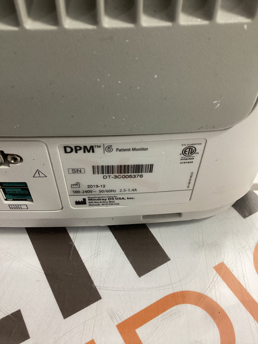 Mindray DPM6 Patient Monitor