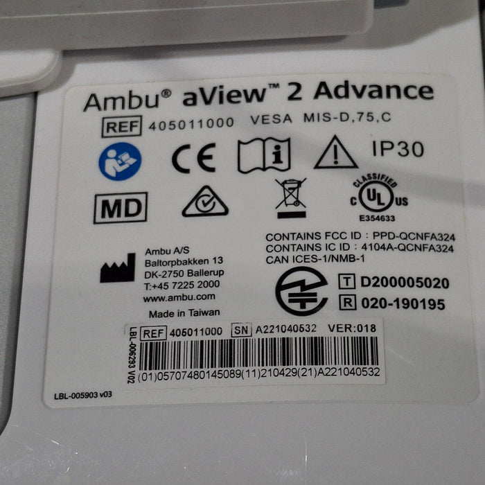 Ambu Ambu aView 2 Advance Monitor Surgical Equipment reLink Medical