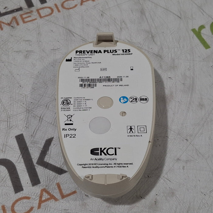 KCI Prevena Plus 125 Therapy Unit