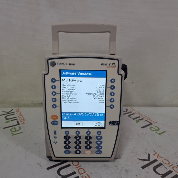 CareFusion Alaris 8015 Large Screen POC Infusion Pump