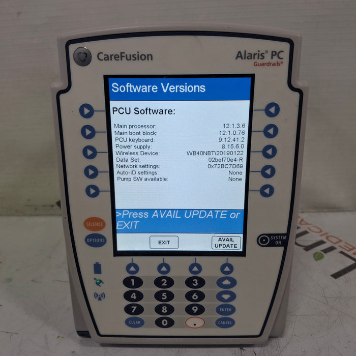 CareFusion Alaris 8015 Large Screen POC Infusion Pump