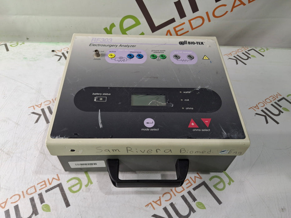 Bio-Tek Instruments RF303 Electrosurgery Analyzer