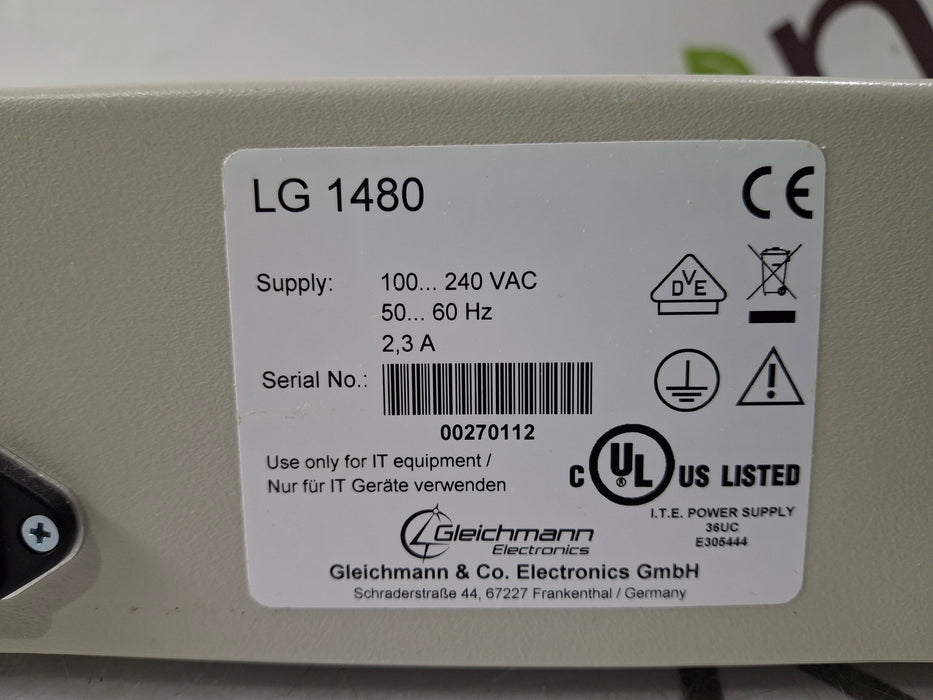 Gleichmann Electronics LG 1480 Battery Charger