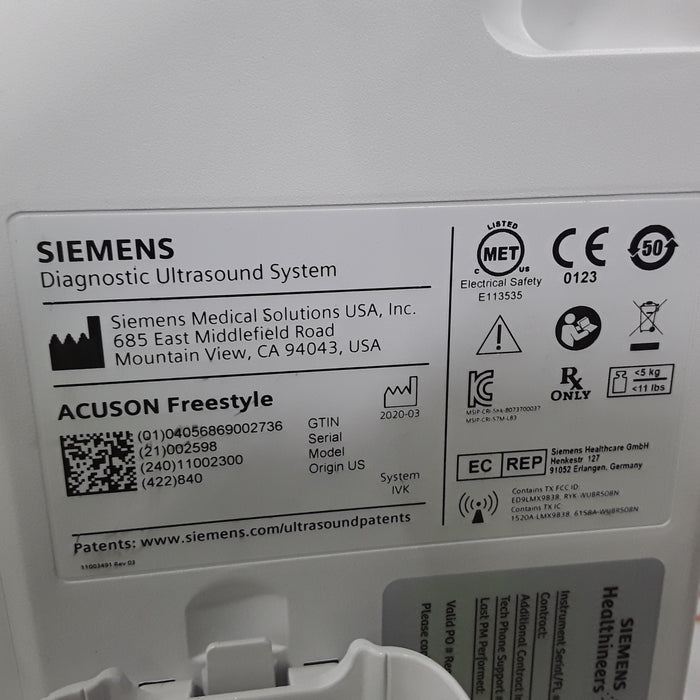 Siemens Siemens Acuson Freestyle Ultrasound Ultrasound reLink Medical
