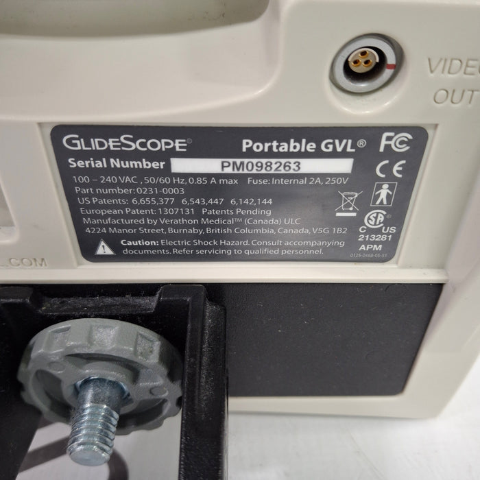 Verathon Medical, Inc Glidescope GVL Video Laryngoscope