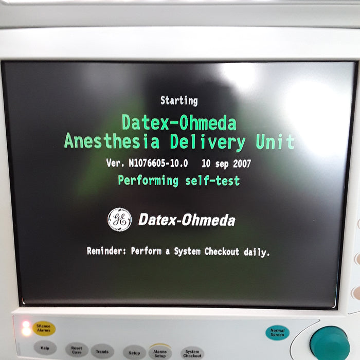 Datex-Ohmeda ADU/S5 Anesthesia Unit