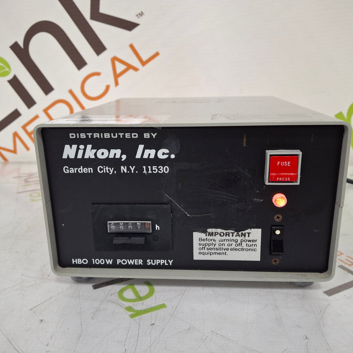 Nikon HBO 100W Lamp House Power Supply Fluorescence Attachment