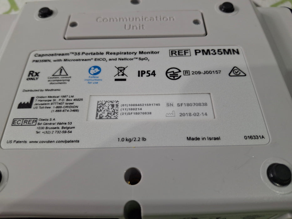 Medtronic Capnostream 35 Portable Respiratory Monitor
