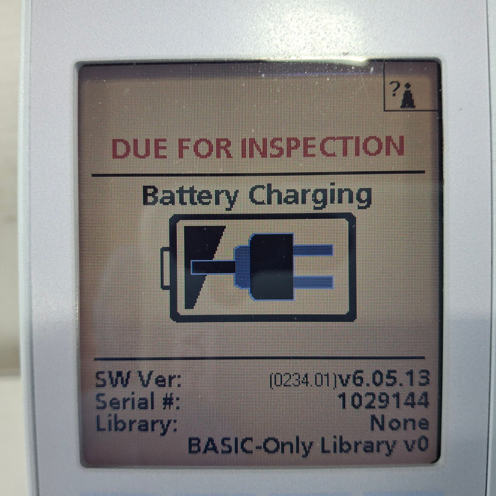 Baxter Sigma Spectrum 6.05.13 with B/G Battery Infusion Pump