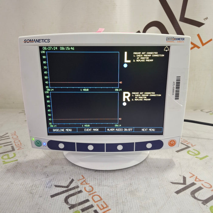 Somanetics Invos 5100C Cerebral Oximeter Monitor