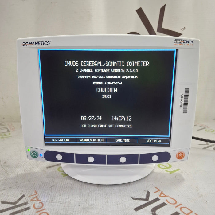 Somanetics Invos 5100C Cerebral Oximeter Monitor