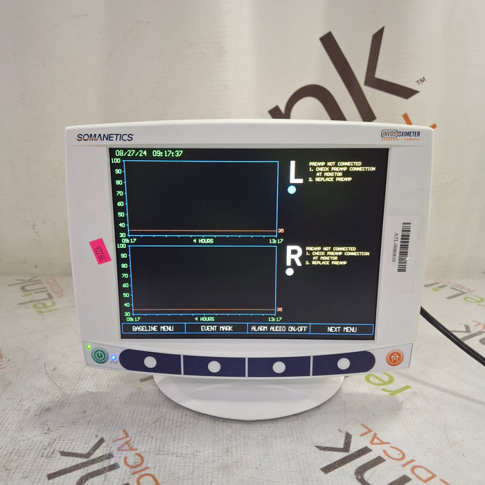 Somanetics Invos 5100C Cerebral Oximeter Monitor