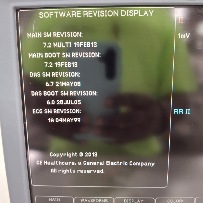 GE Healthcare Dash 5000 - Masimo SpO2 Patient Monitor