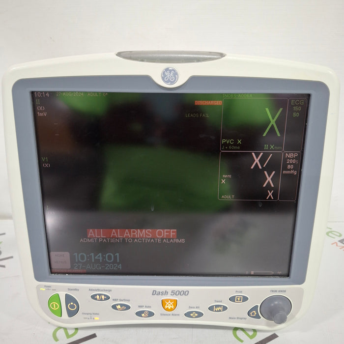 GE Healthcare Dash 5000 - GE/Nellcor SpO2 Patient Monitor