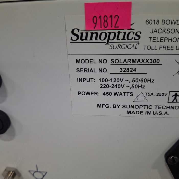 Sunoptic Technologies SolarMaxx 300 Light Source