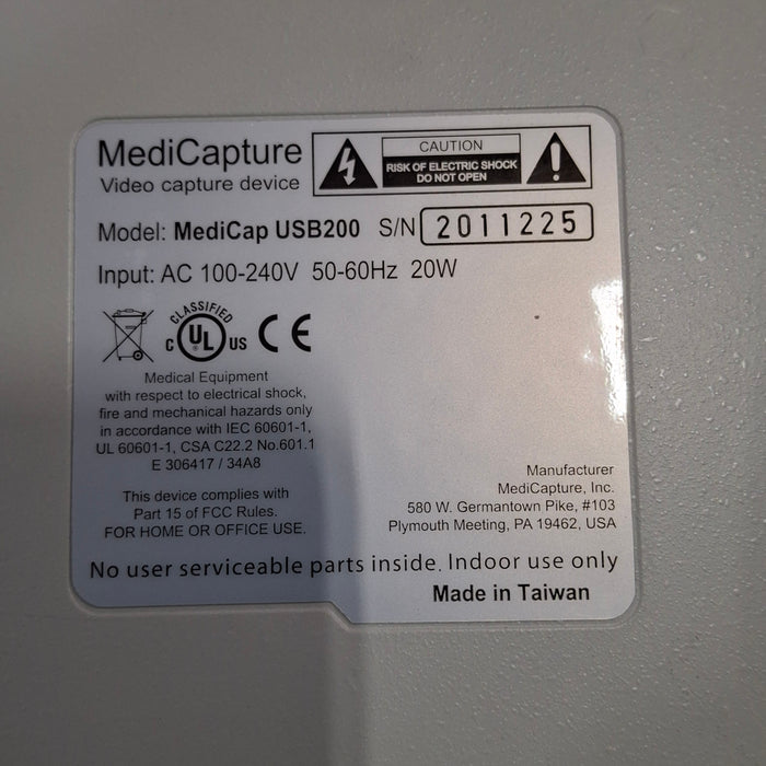 MediCapture MediCap USB200 Video Capture Device